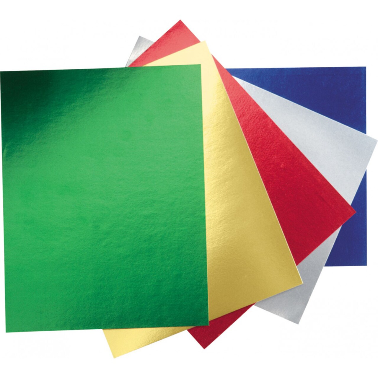 Metallic Foil Poster Board Assorted Colors 20" x 26" – 25 Pack Shiny Craft Cardstock for School Projects, DIY Crafts & Decorations